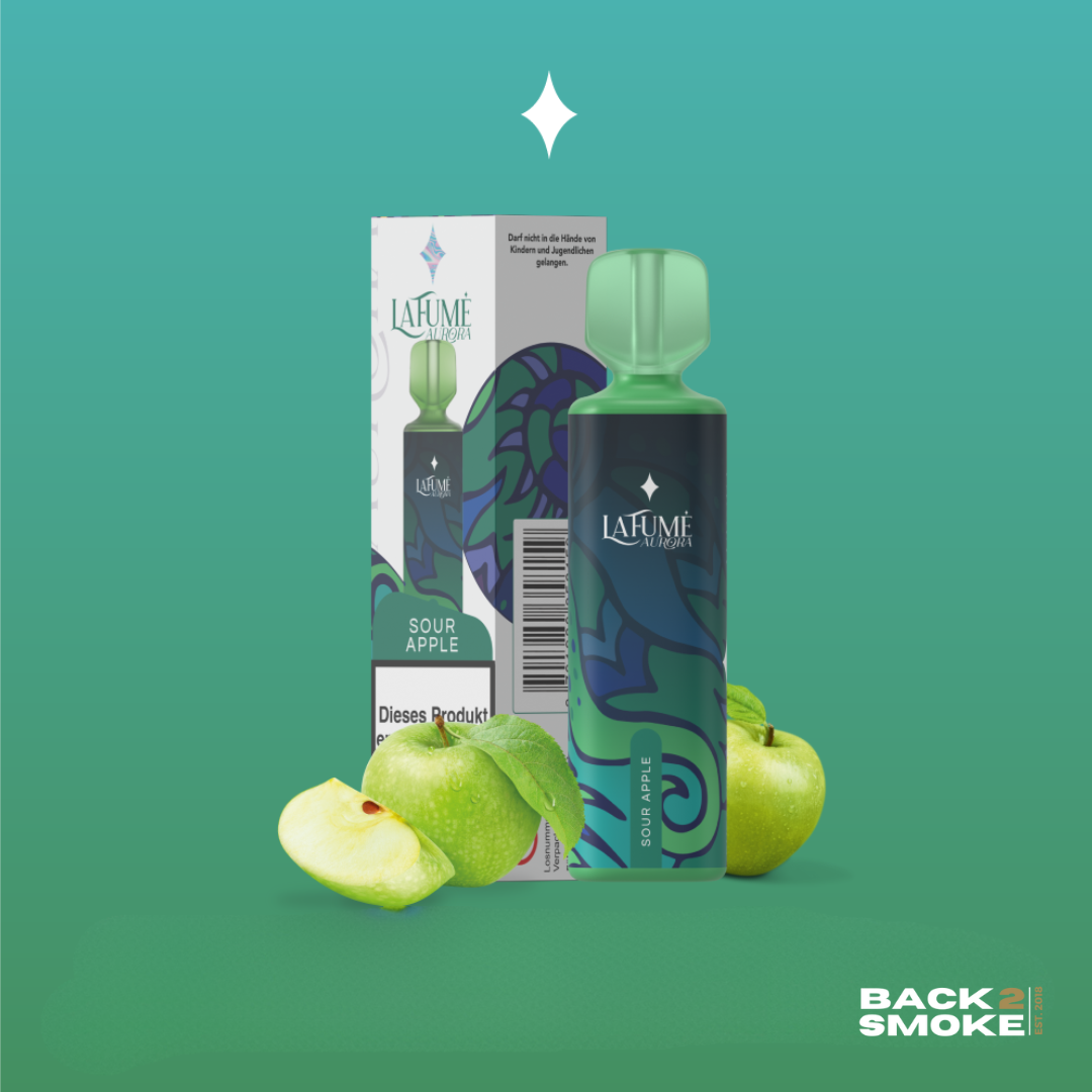 La Fume Aurora Vape 600 - 20mg - Sour Apple