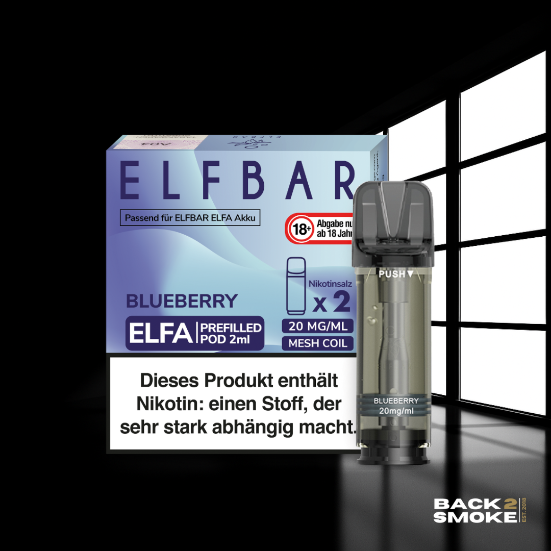Elfbar Elfa Pods (2er) 20mg - Blueberry
