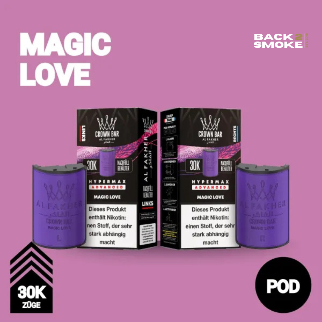 Al Fakher Hypermax 30.000 Züge Pod - Magic Love