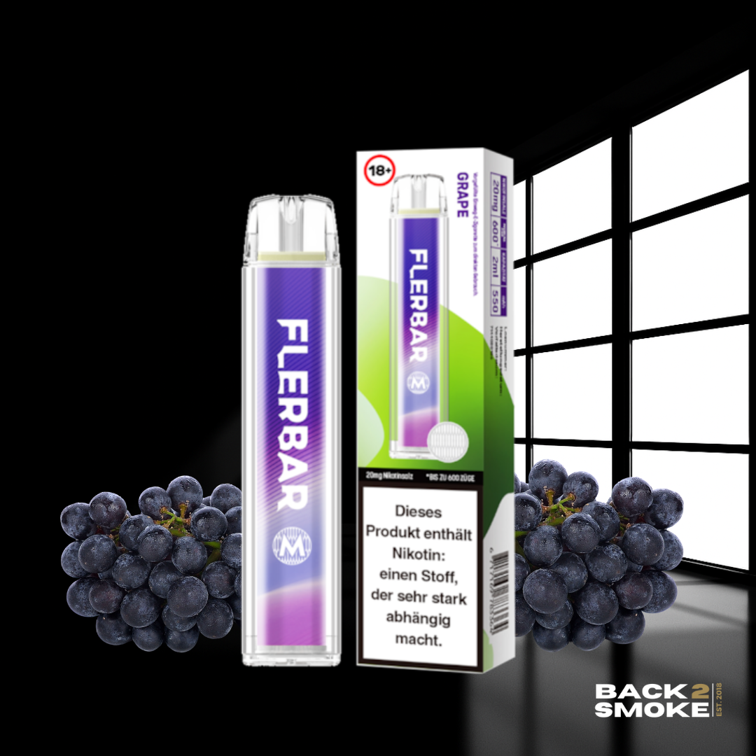 Flerbar Vape 20mg - 600 Züge - Grape