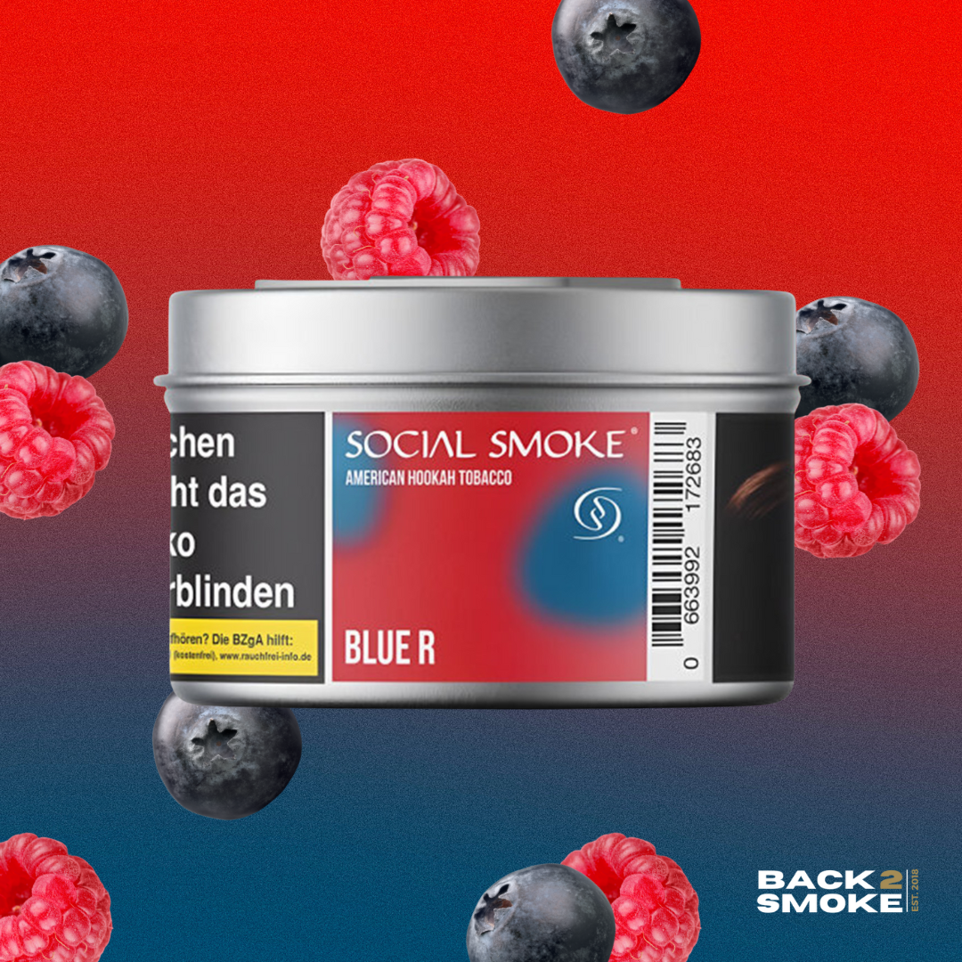 SocialSmoke Tobacco 200g - Blue R