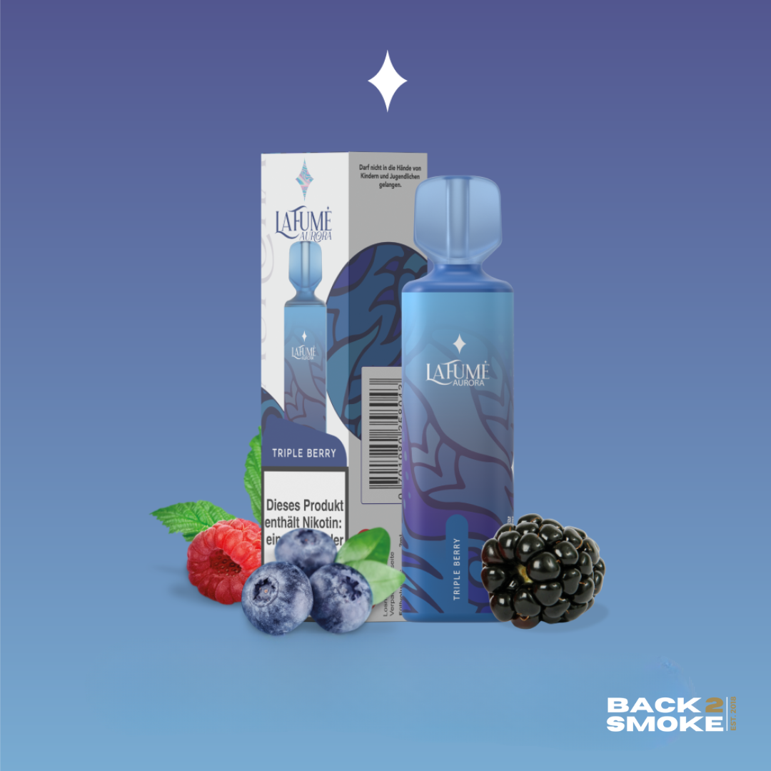 La Fume Aurora Vape 600 - 20mg - Triple Berry