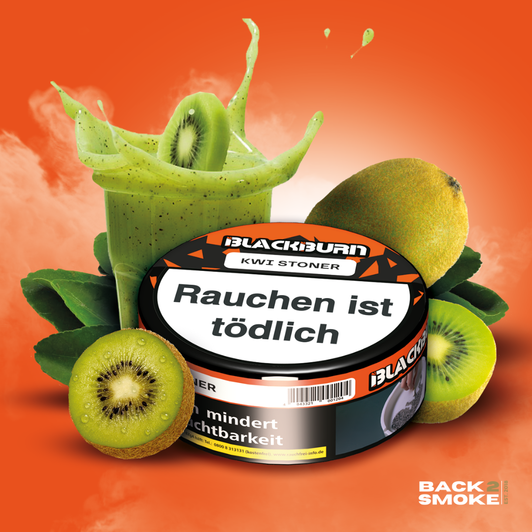 Black Burn Tobacco 100g - Kiwi Stoner