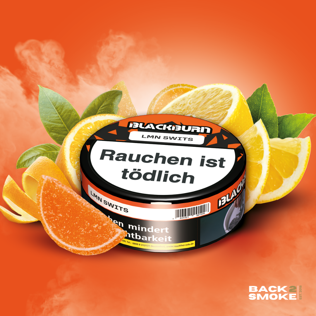 Black Burn Tobacco 100g - Lemon Swits