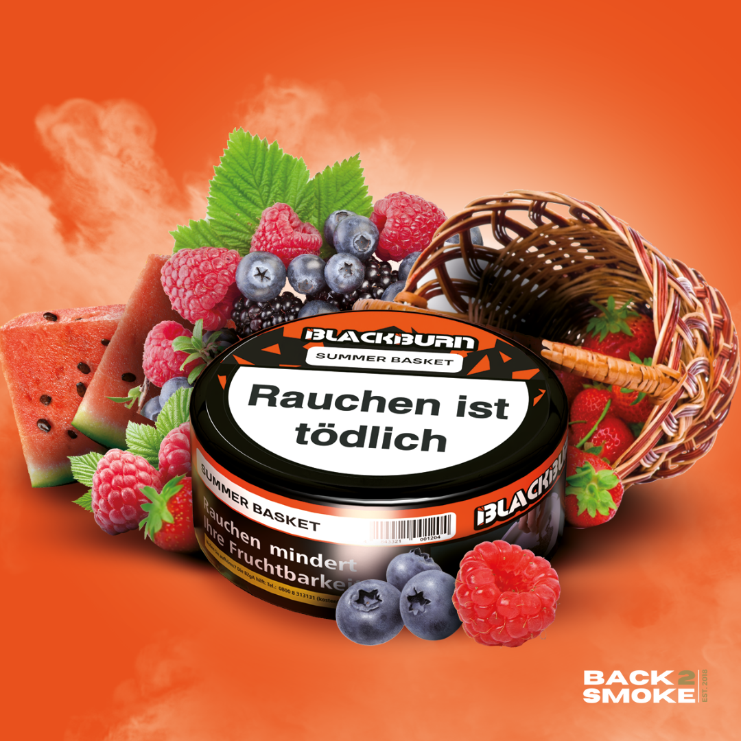 Black Burn Tobacco 100g - Summer Basket