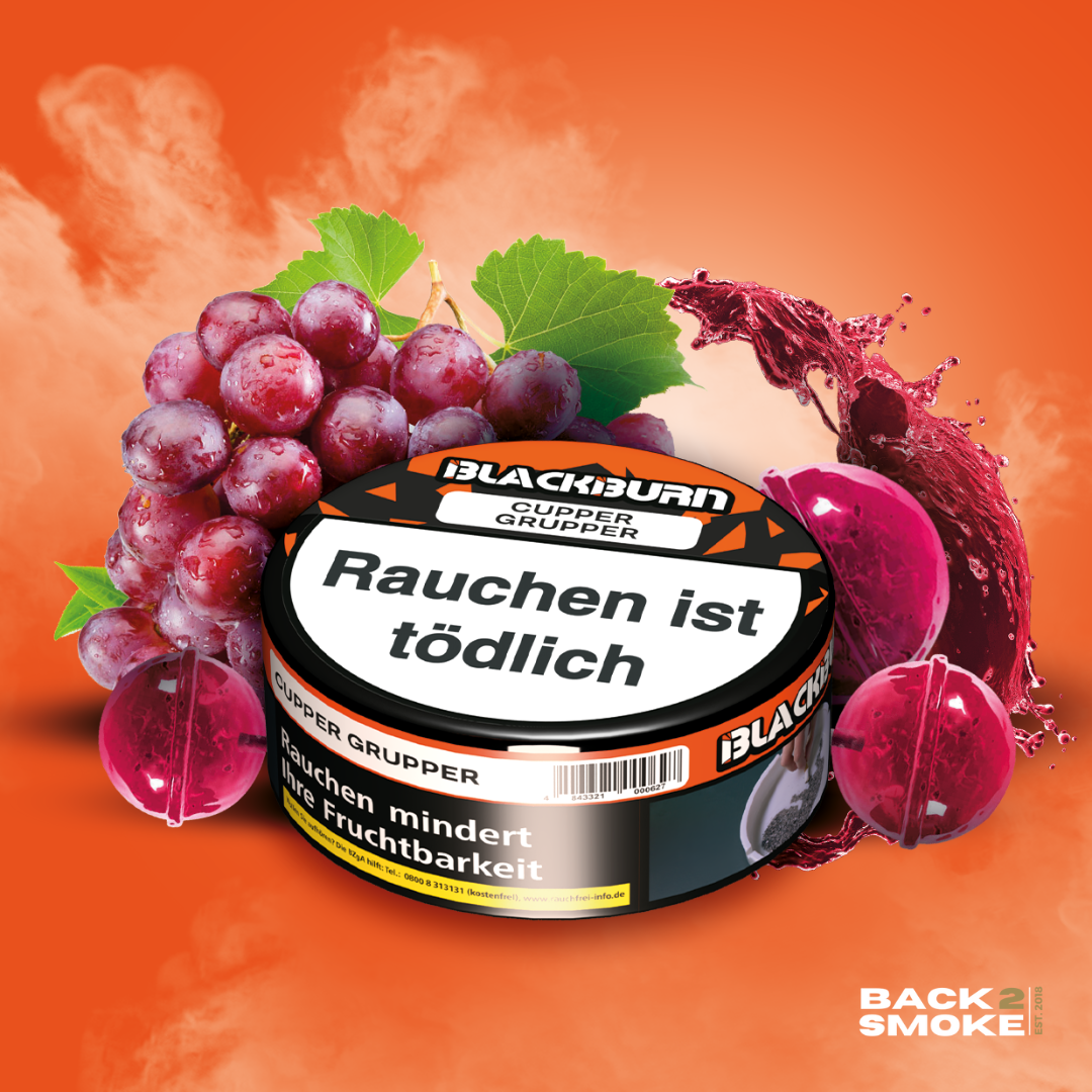 Black Burn Tobacco 100g - Cupper Grupper