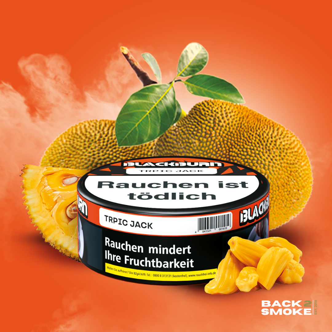 Black Burn Tobacco 100g - Tropic Jack