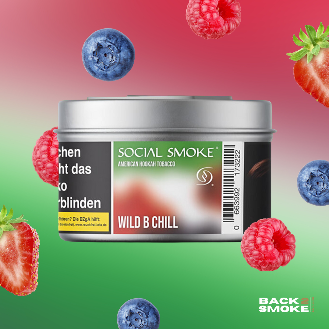 SocialSmoke Tobacco 200g - Wild B Chill