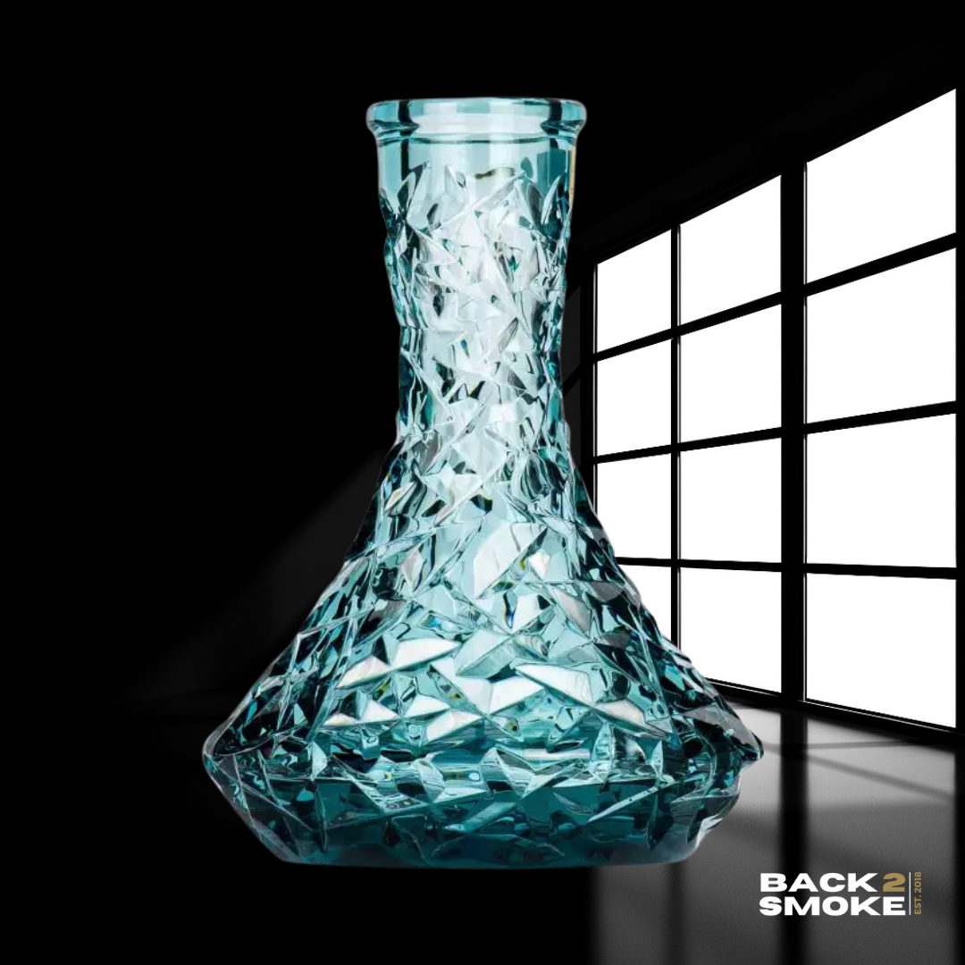 Caesar Crystal Large Trunk - Rock - Light Blue Shisha Bowl