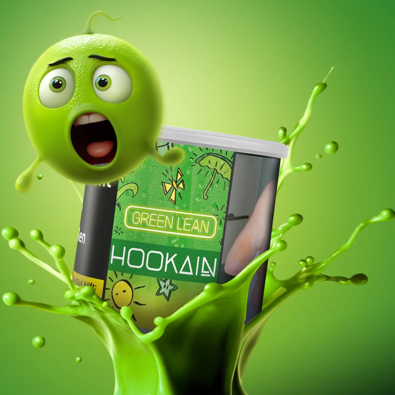 Hookain Tobacco 200g - Green Lean